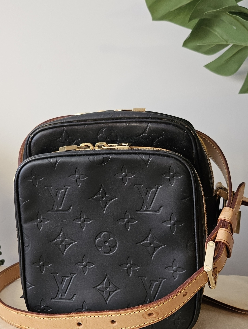 Louis Vuitton Black on Black Embosssed Wooster Crossbody Bag 🖤 - Picture 2 of 15